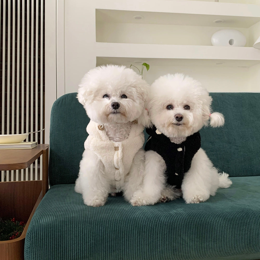 ※予約販売【DURANG RURANG】Ribbon Boa Hoodie Jumper（Cream）