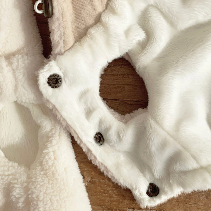 ※予約販売【DURANG RURANG】Ribbon Boa Hoodie Jumper（Beige）