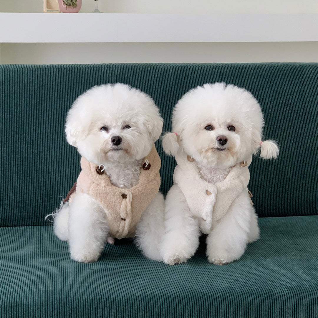 ※予約販売【DURANG RURANG】Ribbon Boa Hoodie Jumper（Beige）