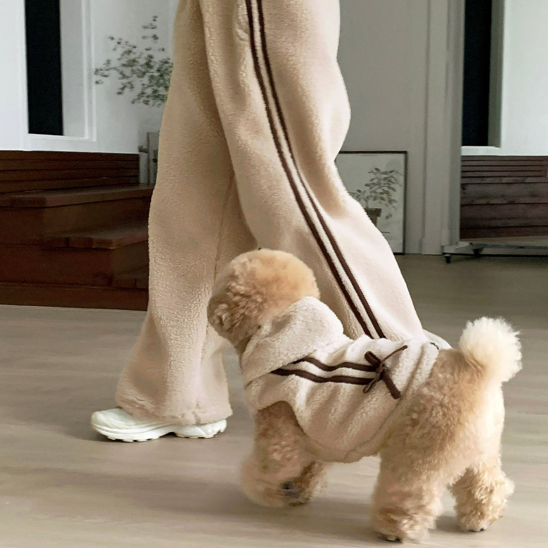 ※予約販売【DURANG RURANG】Ribbon Boa Track Jogger Pants（3 color）