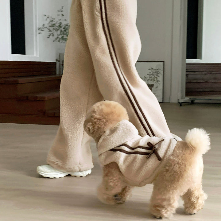 ※予約販売【DURANG RURANG】Ribbon Boa Track Jogger Pants（3 color）