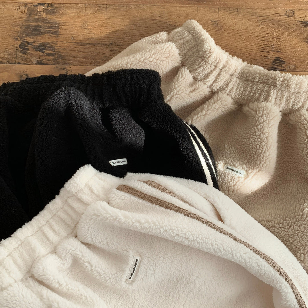 ※予約販売【DURANG RURANG】Ribbon Boa Track Jogger Pants（3 color）