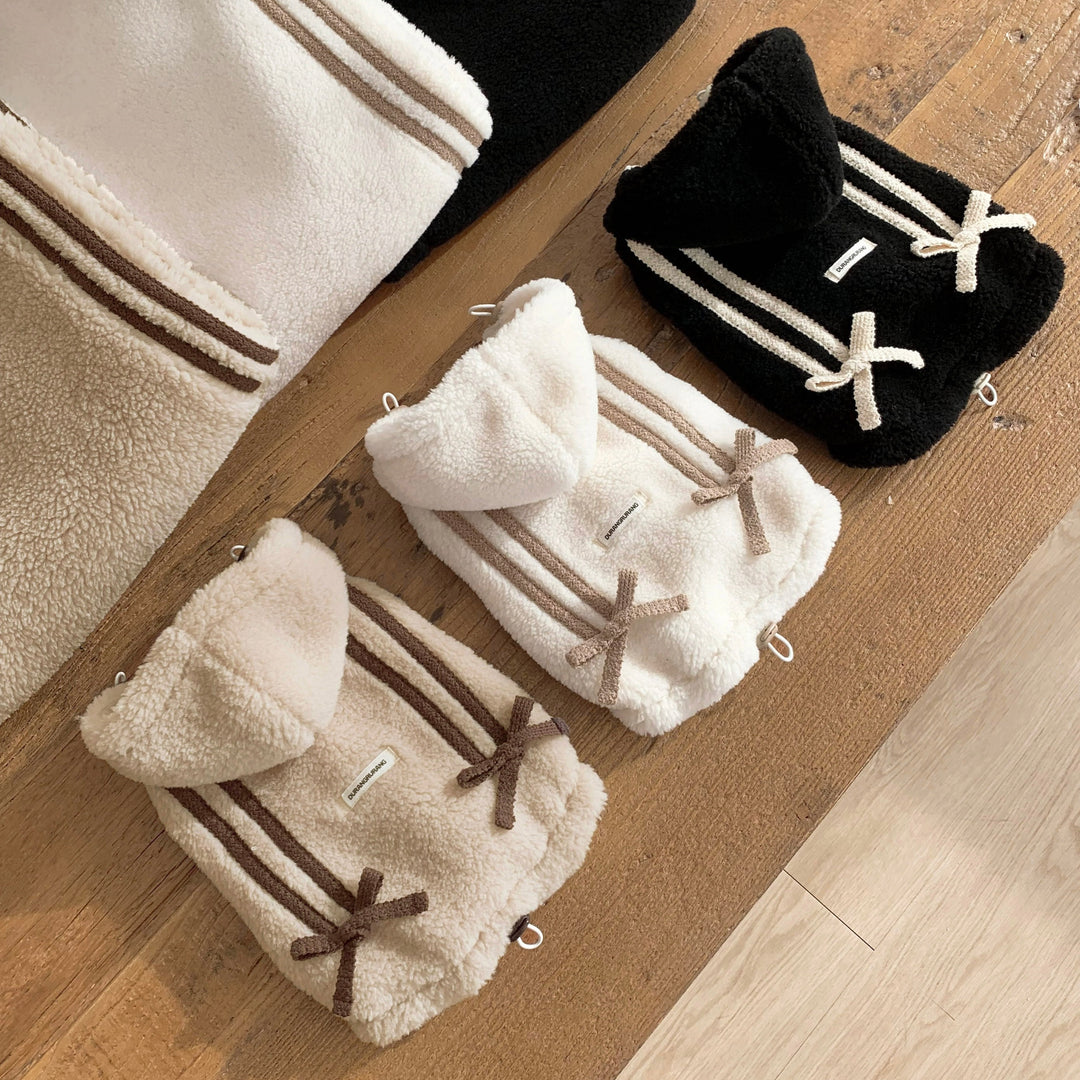 ※予約販売【DURANG RURANG】Ribbon Boa Track Jogger Pants（3 color）