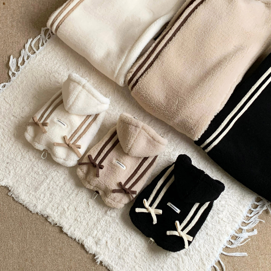 ※予約販売【DURANG RURANG】Ribbon Boa Track Jogger Pants（3 color）