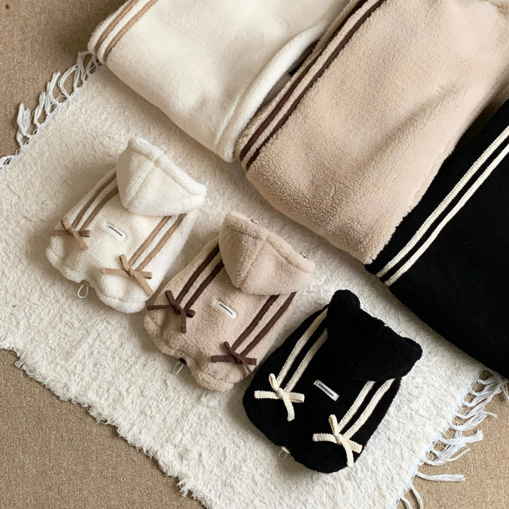 ※予約販売【DURANG RURANG】Ribbon Boa Track Jogger Pants（3 color）