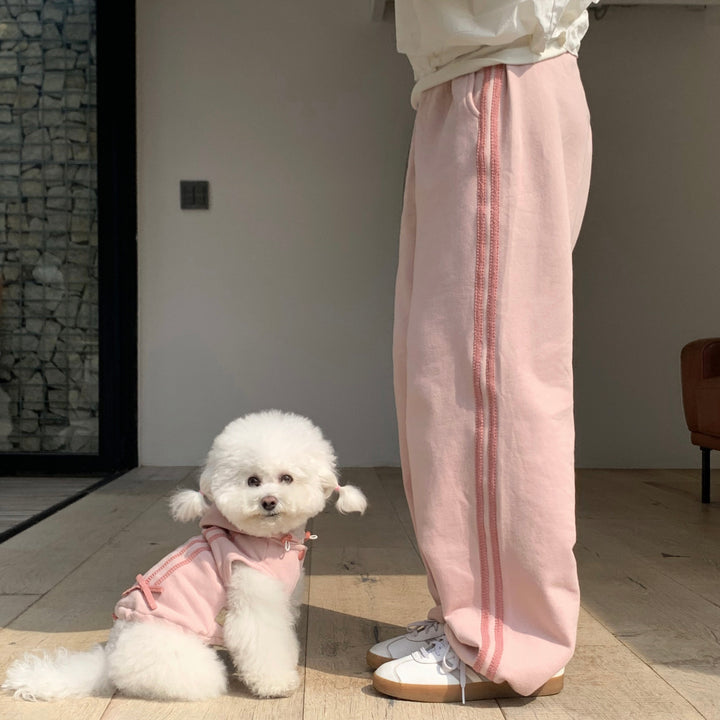 即納【DURANG RURANG】Ribbon Hoodie Jumper（Mute Pink）