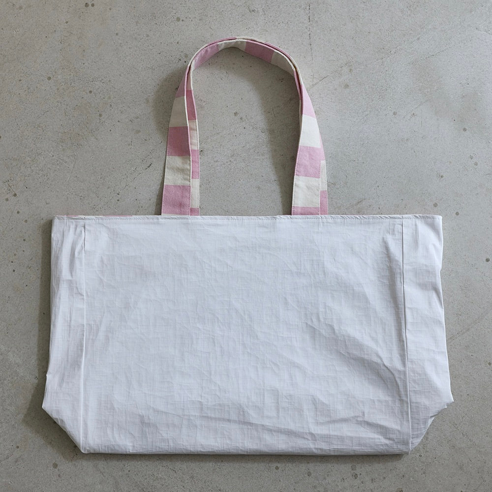 ※予約販売【noonoosoom】Pink stripe tote big bag