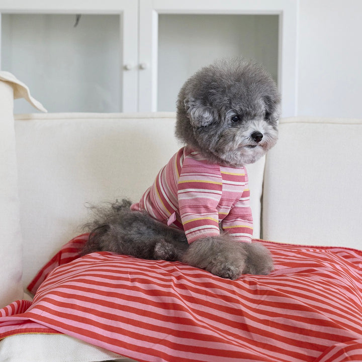 即納【noonoosoom】Love stripe t-shirt