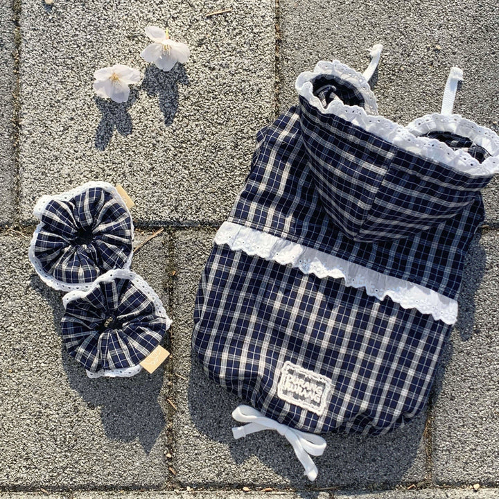 ※予約販売【DURANG RURANG】Airy Cotton Hooded Shirt（Navy）