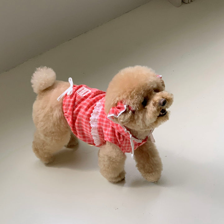 ※予約販売【DURANG RURANG】Airy Cotton Hooded Shirt（Coral Red）