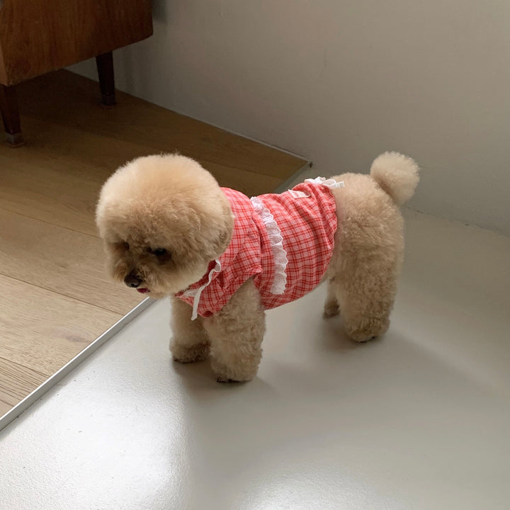 ※予約販売【DURANG RURANG】Airy Cotton Hooded Shirt（Coral Red）