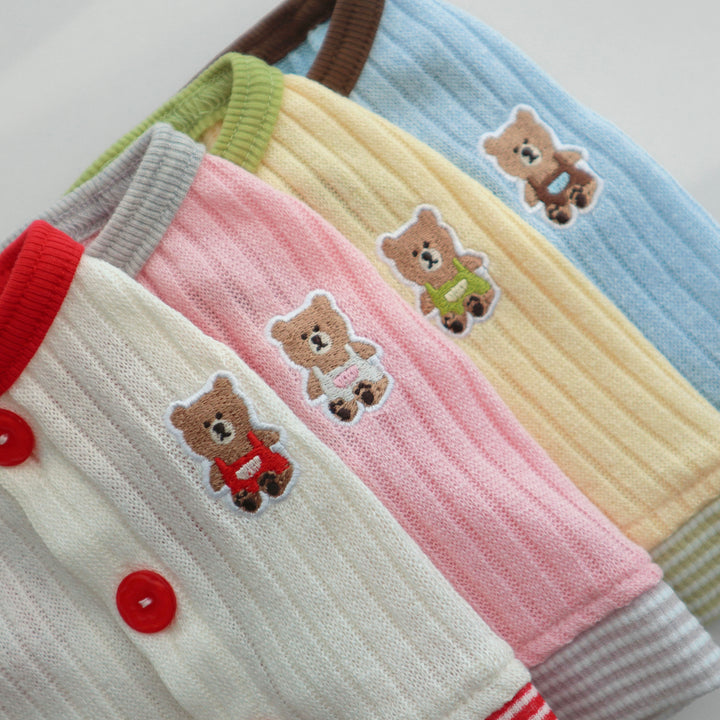 ※予約販売【DURANG RURANG】Teddy Bear Layered Sleeveless（Yellow）