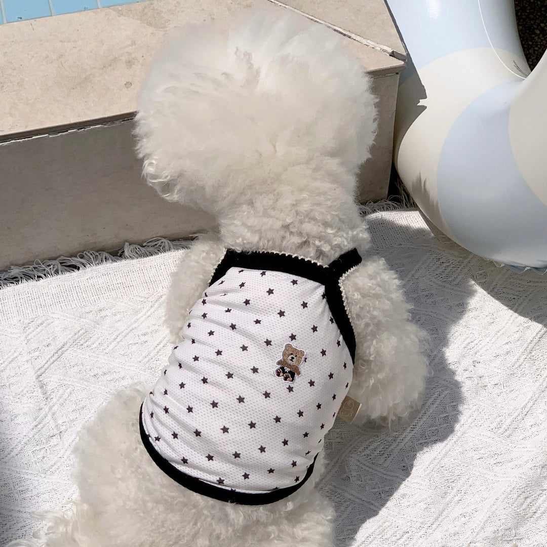 ※予約販売【DURANG RURANG】Star Bear Cool T（Cream Black）