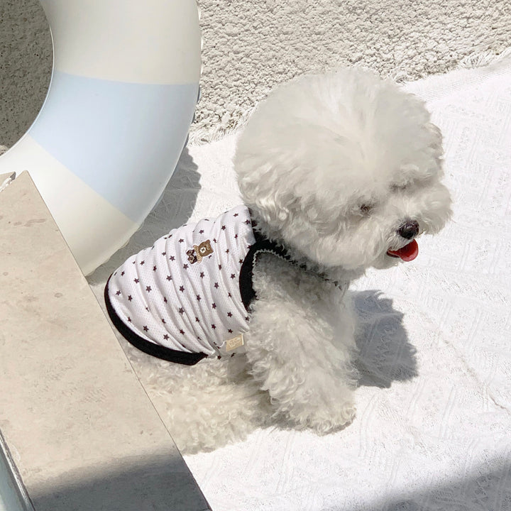※予約販売【DURANG RURANG】Star Bear Cool T（Cream Black）