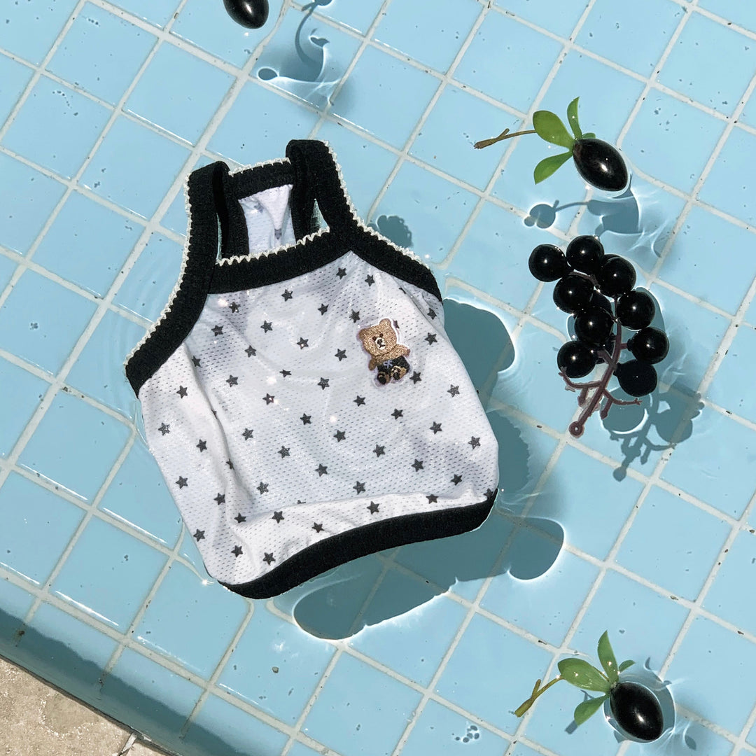 ※予約販売【DURANG RURANG】Star Bear Cool T（Cream Black）