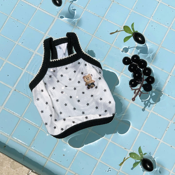 ※予約販売【DURANG RURANG】Star Bear Cool T（Cream Black）