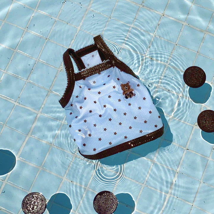 ※予約販売【DURANG RURANG】Star Bear Cool T（Blue Brown）