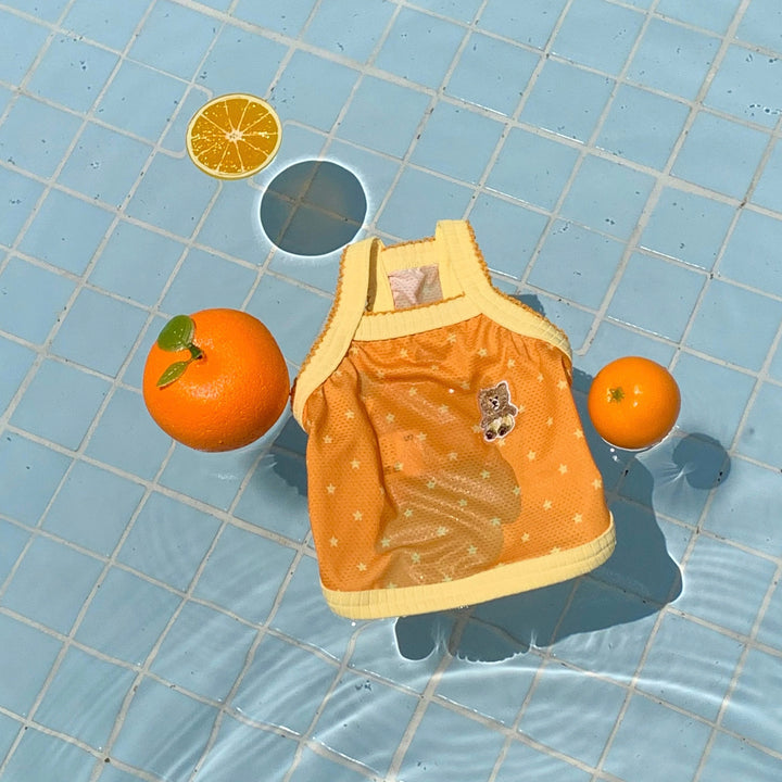 ※予約販売【DURANG RURANG】Star Bear Cool T（Orange）