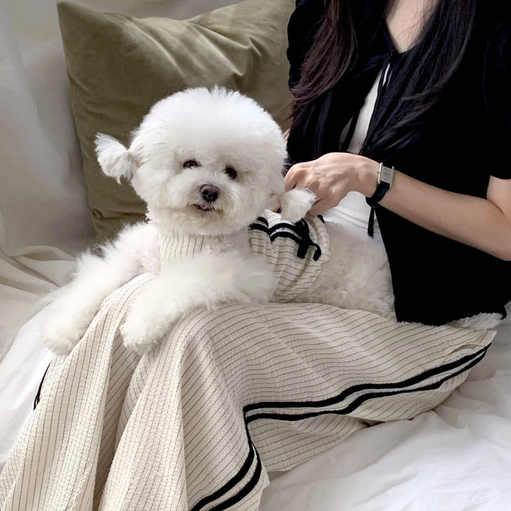 ※予約販売【DURANG RURANG】Cotton Ribbon Top（Ivory）
