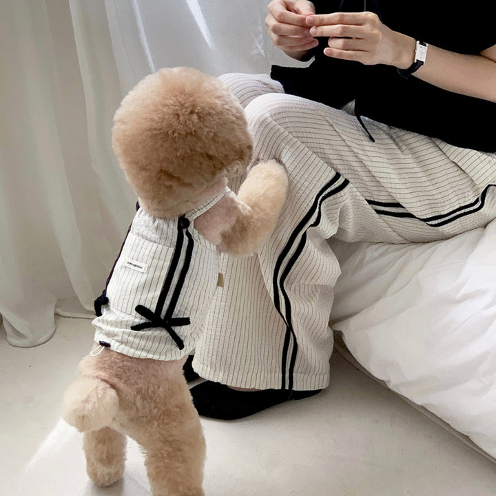 ※予約販売【DURANG RURANG】Cotton Ribbon Top（Ivory）