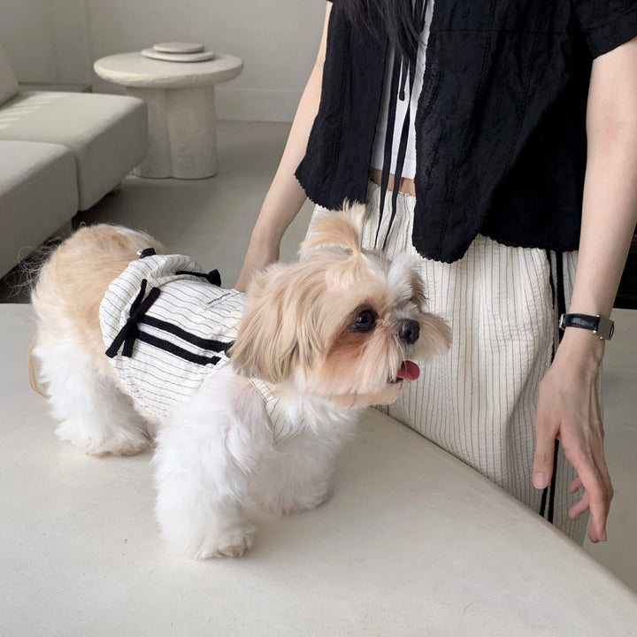 ※予約販売【DURANG RURANG】Cotton Ribbon Top（Ivory）