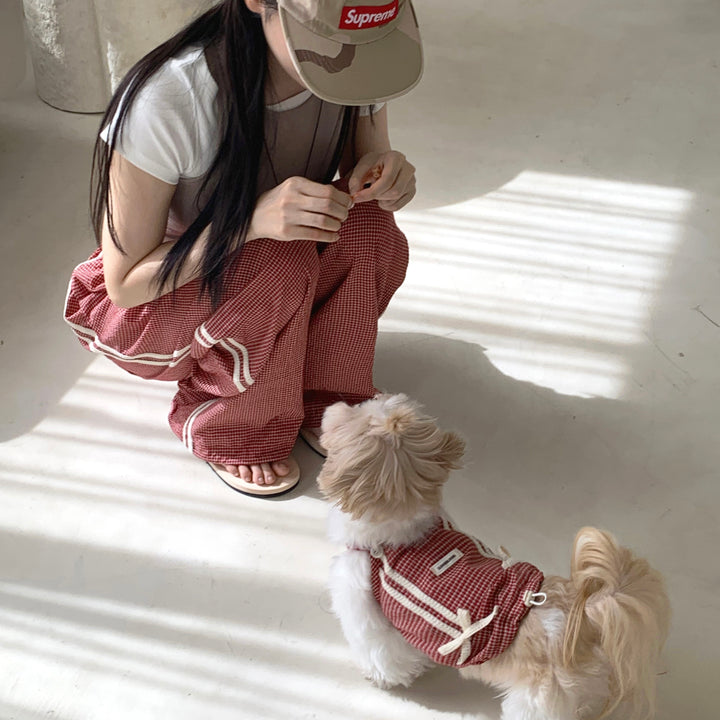 ※予約販売【DURANG RURANG】Cotton Ribbon Track Pants（3color）