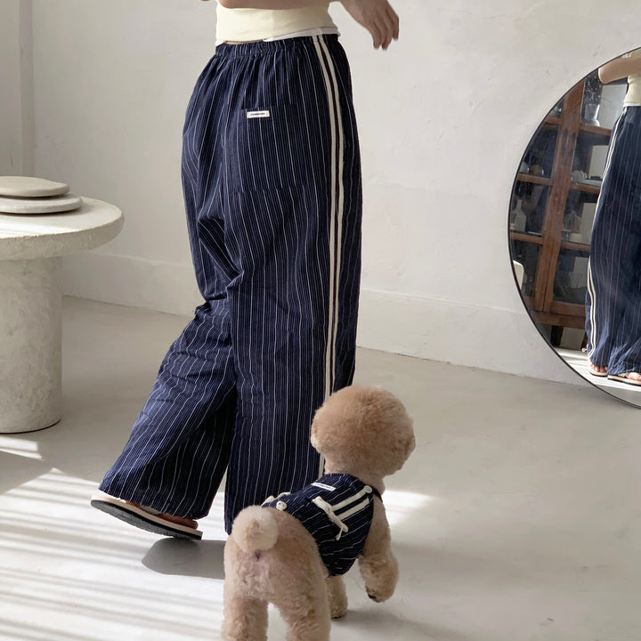 ※予約販売【DURANG RURANG】Cotton Ribbon Track Pants（3color）