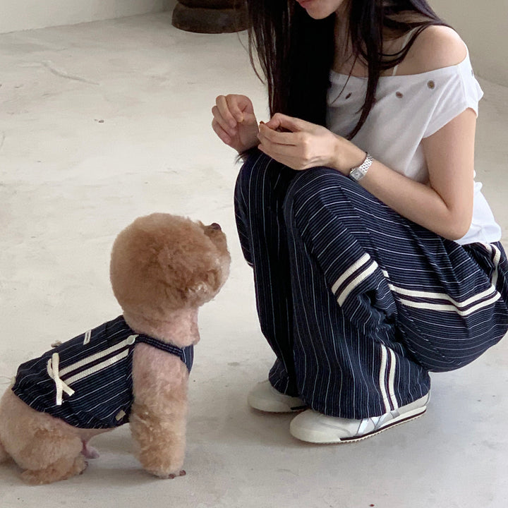 ※予約販売【DURANG RURANG】Cotton Ribbon Track Pants（3color）