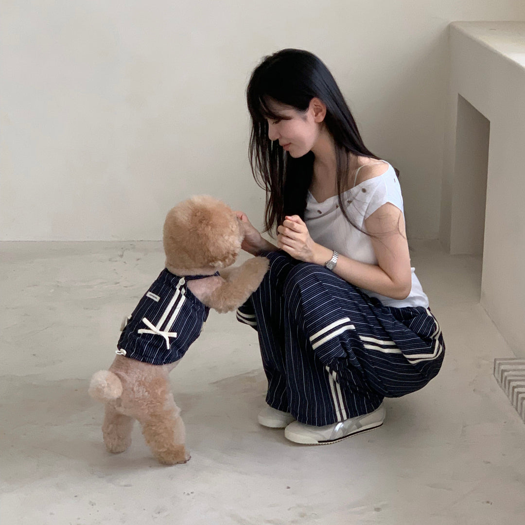 ※予約販売【DURANG RURANG】Cotton Ribbon Track Pants（3color）