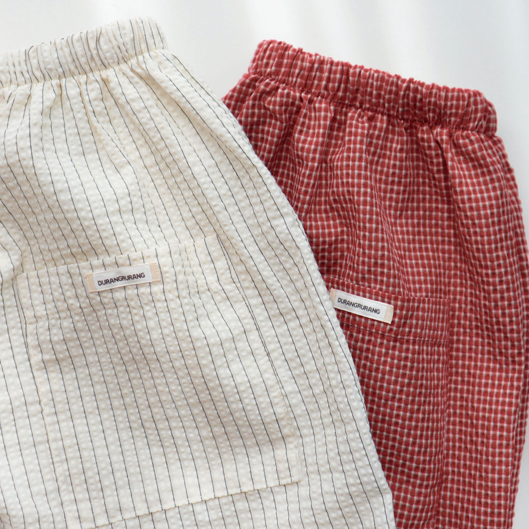 ※予約販売【DURANG RURANG】Cotton Ribbon Track Pants（3color）