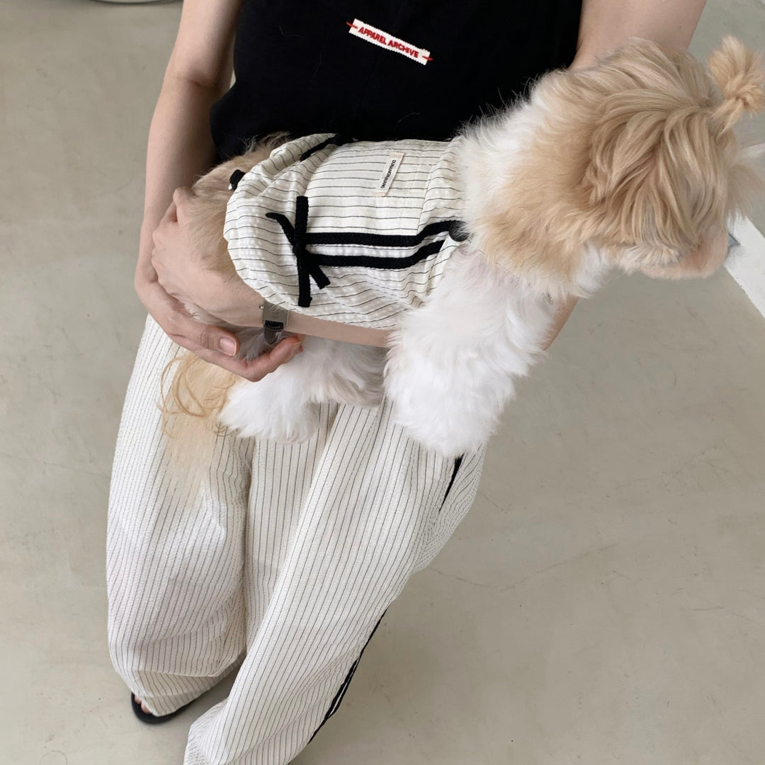 ※予約販売【DURANG RURANG】Cotton Ribbon Track Pants（3color）