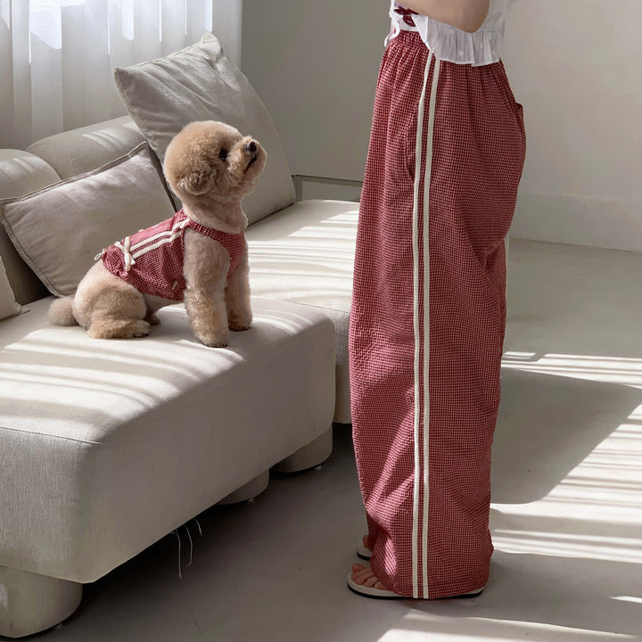 ※予約販売【DURANG RURANG】Cotton Ribbon Top（Brick Red）