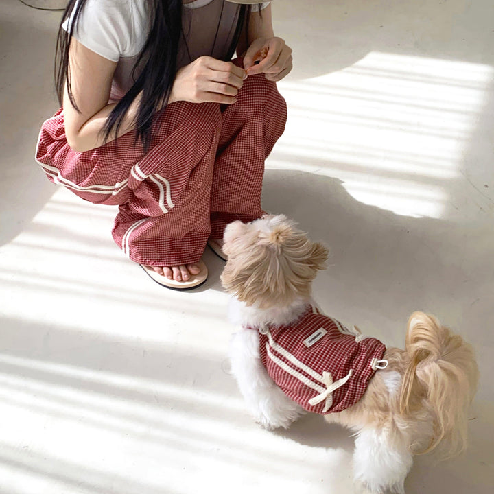 ※予約販売【DURANG RURANG】Cotton Ribbon Top（Brick Red）