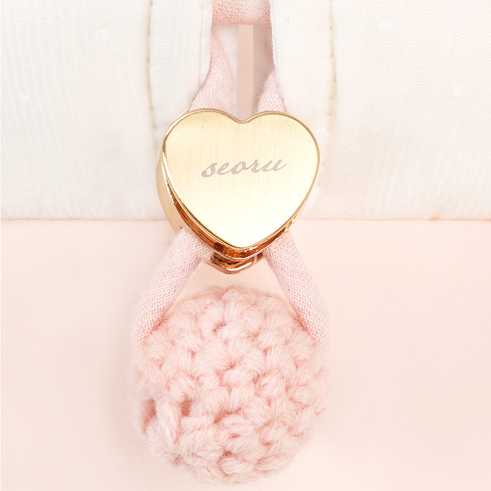 ※予約販売【seoru】Letter Bag (Dot Pink)