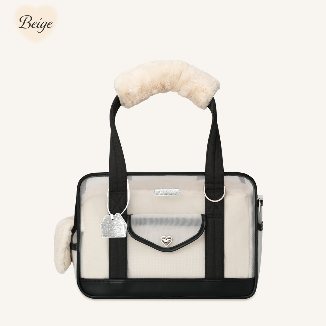 ※予約販売【seoru】Fur-bumper Cushion Set（Mesh Ballon Bag専用）