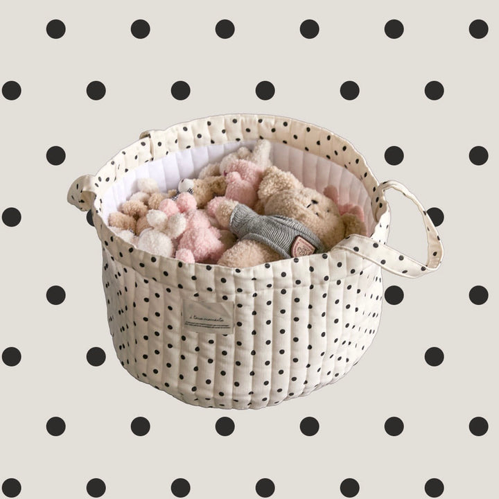 即納【a tous moments】Dot Dot living - Toy basket
