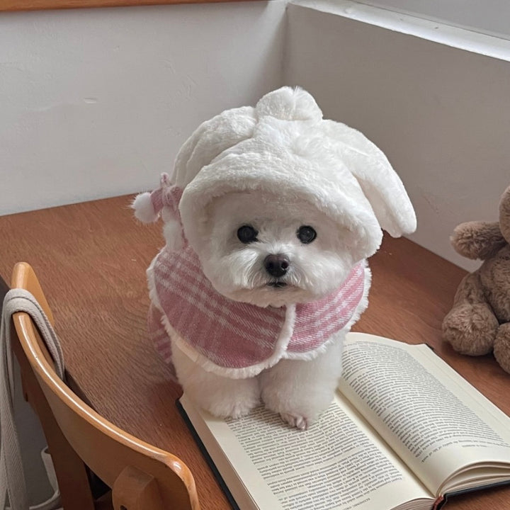 ※予約販売【Hi Yeboo】Audrey Bunny Cape（Pink）
