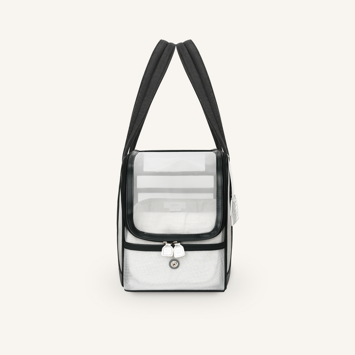 ※予約販売【seoru】Mesh Ballon Bag（Black&Grey）※LINE＆メルマガ限定先行SALE対象外