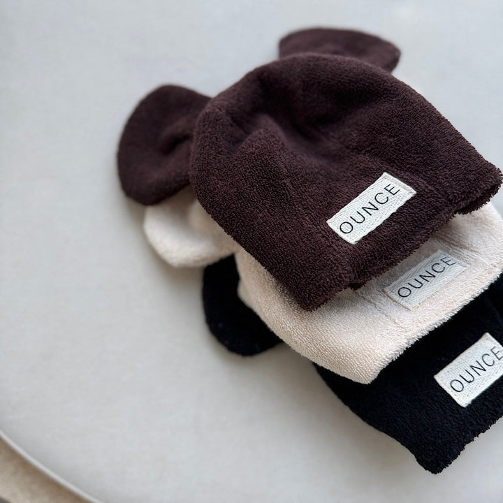 ※予約販売【OUNCE】Teddy Bear Vest & Bonnet（Cream）