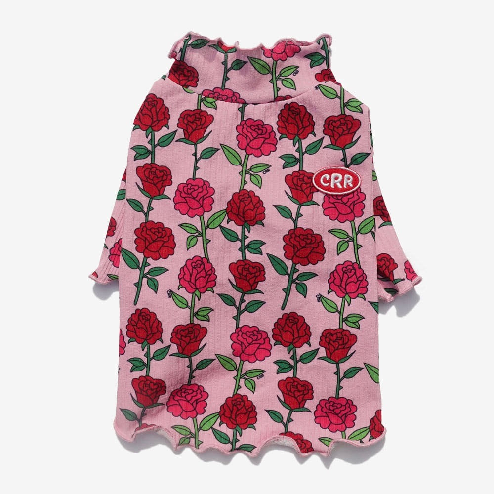 ※予約販売【CRR】Rosé Frill Half Top（Pink）