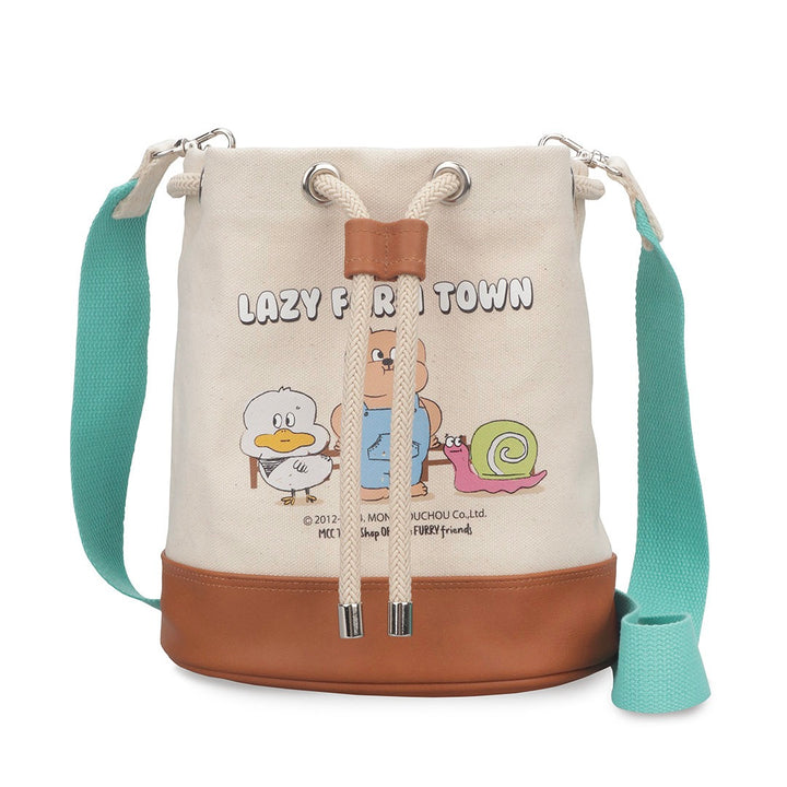 即納【monchouchou】Lazy Farm Bucket Bag