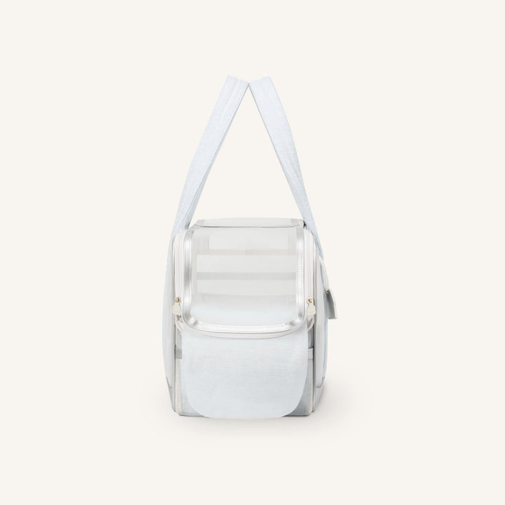 ※予約販売【seoru】Mesh Ballon Bag(Silver&Blue)