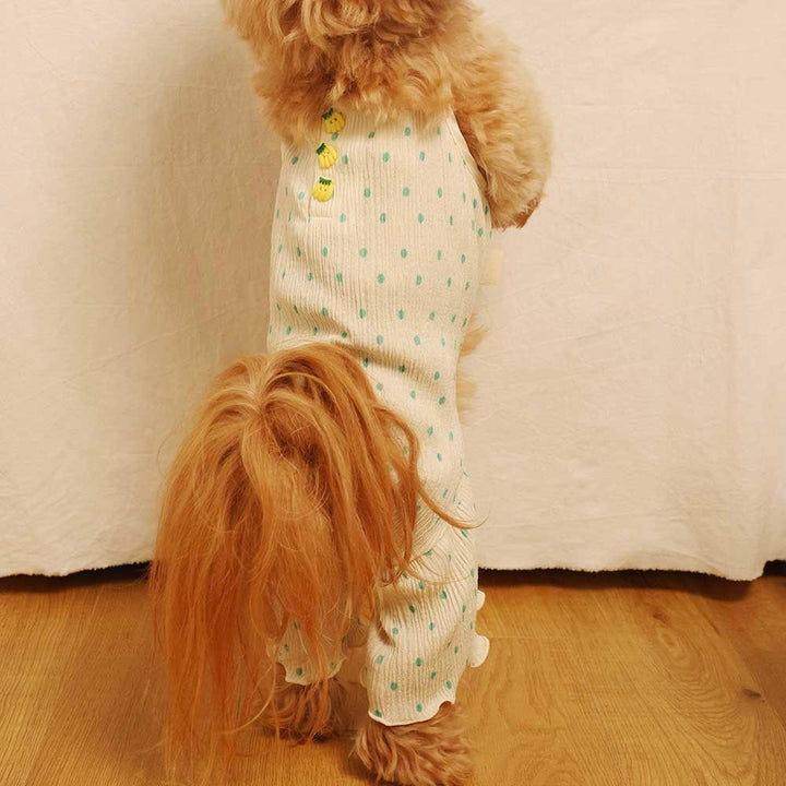 即納【noonoosoom】Fruit button wrinkle all in one（Mint Banana）
