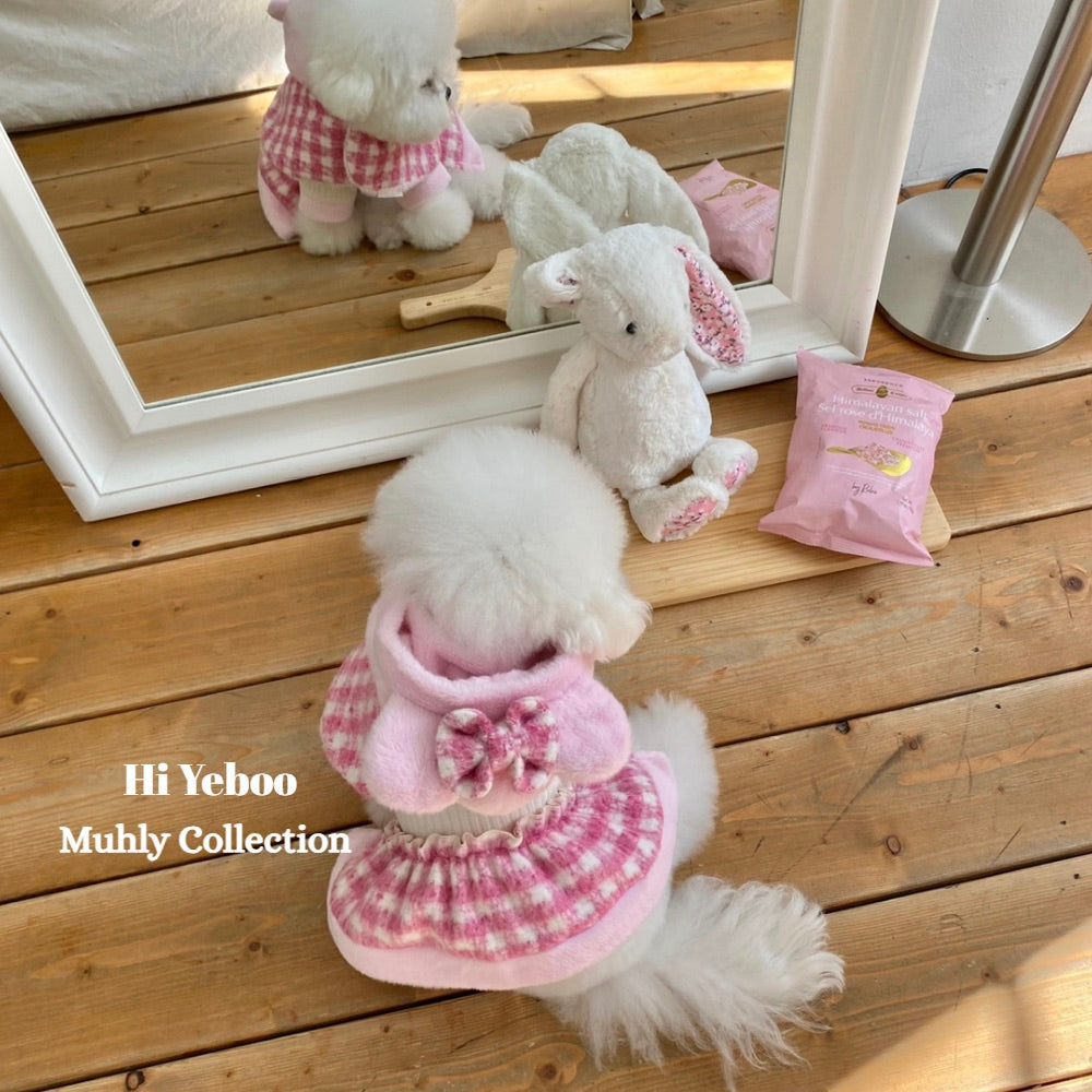 即納【Hi Yeboo】Muhly Cape（Blue Bunny / Pink Bear）