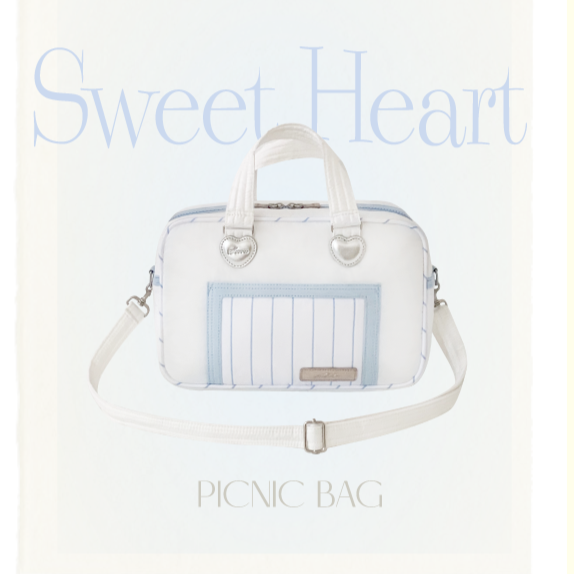 ※予約販売【seoru】Sweet Heart Bag (blue)