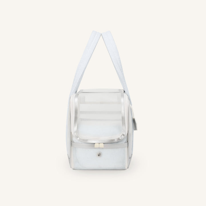 ※予約販売【seoru】Mesh Ballon Bag(Silver&Blue)