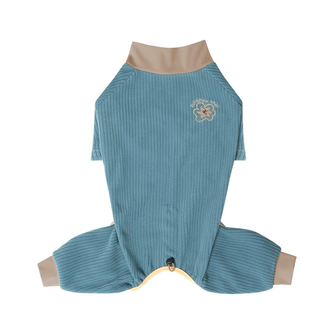 ※予約販売【munikund】Garten Fleece All In One（Blue）