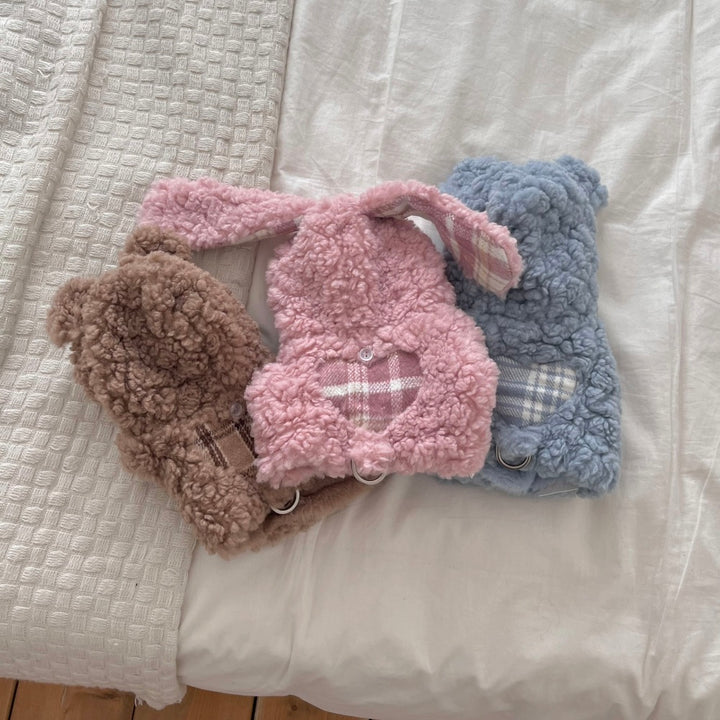 ※予約販売【Hi Yeboo】Fluffy Harness（Bear / Bunny）