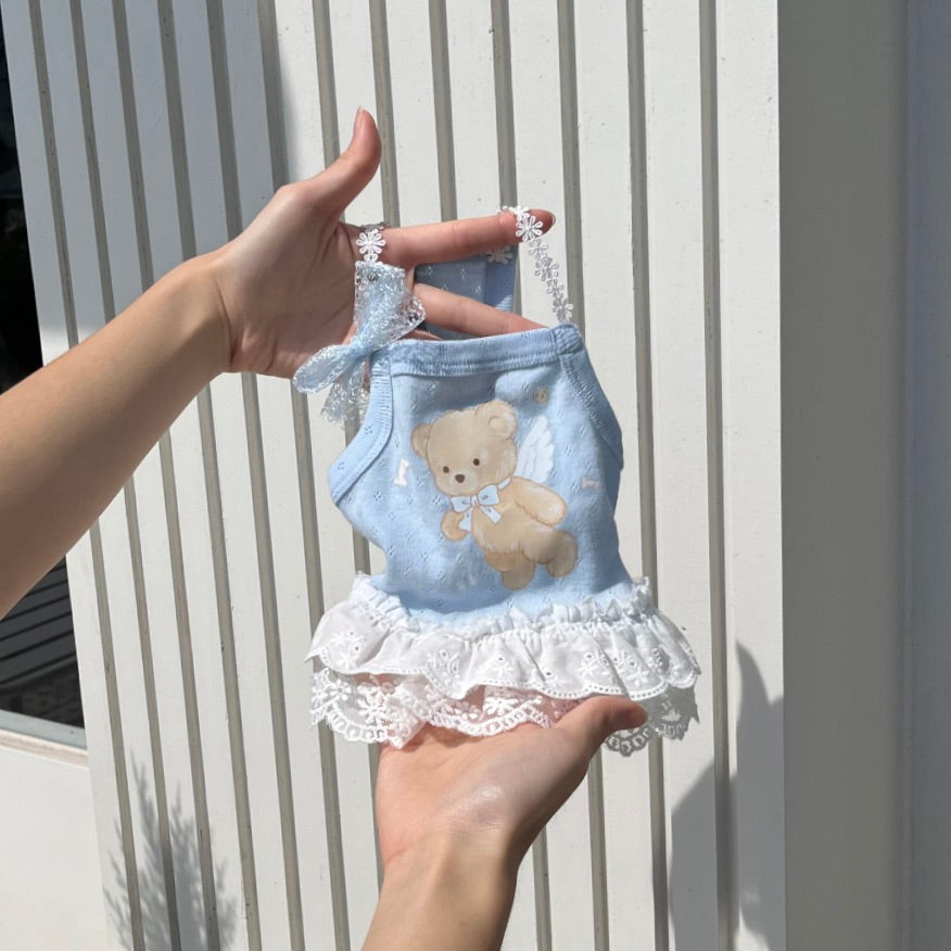 ※予約販売【Hi Yeboo】Cupid Bear Ops（Blue / Brown）