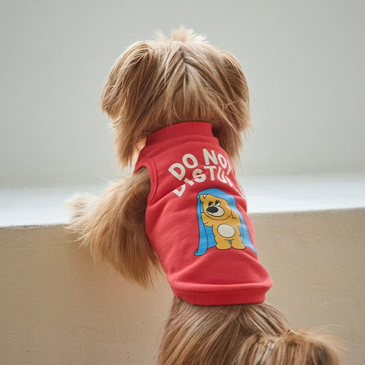 ※予約販売【andblank】Joy Bear Sleeveless Sweatshirt